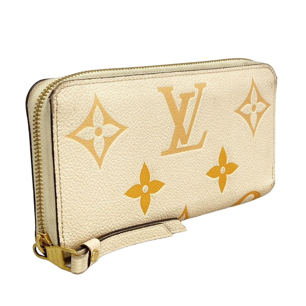 Louis Vuitton Wallet Monogram Empreinte by the Pool Zippy Cream Saffron — view 2
