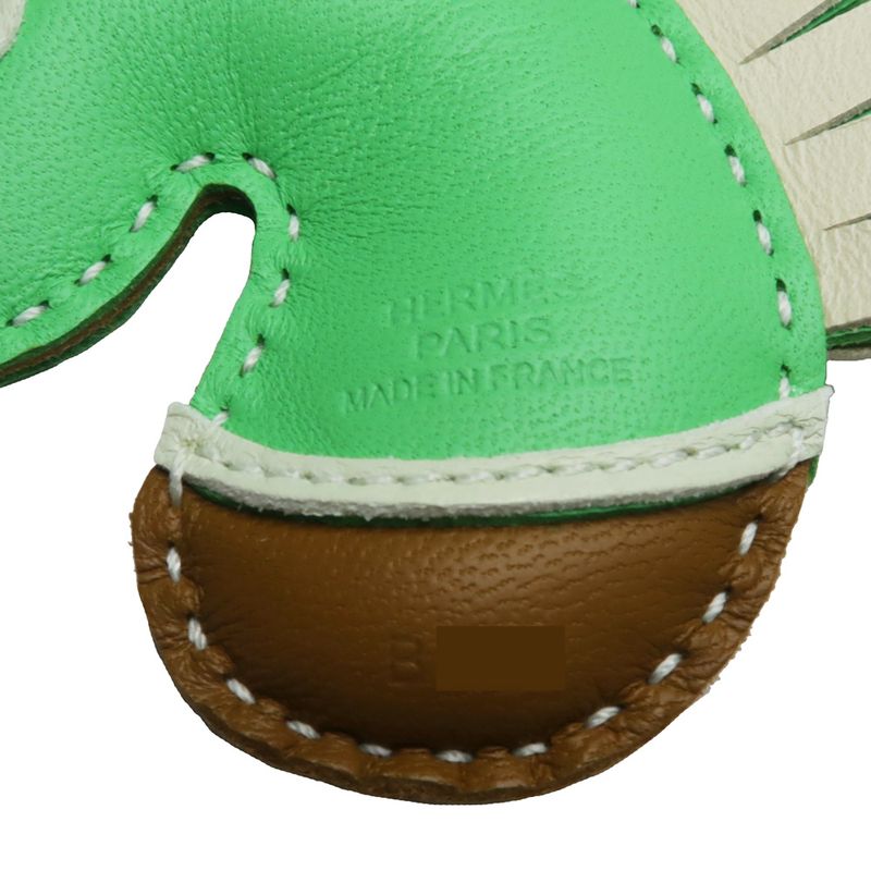 Hermes Gigi Camaille Vert Comics Bag Charm Accessories Other — view 7