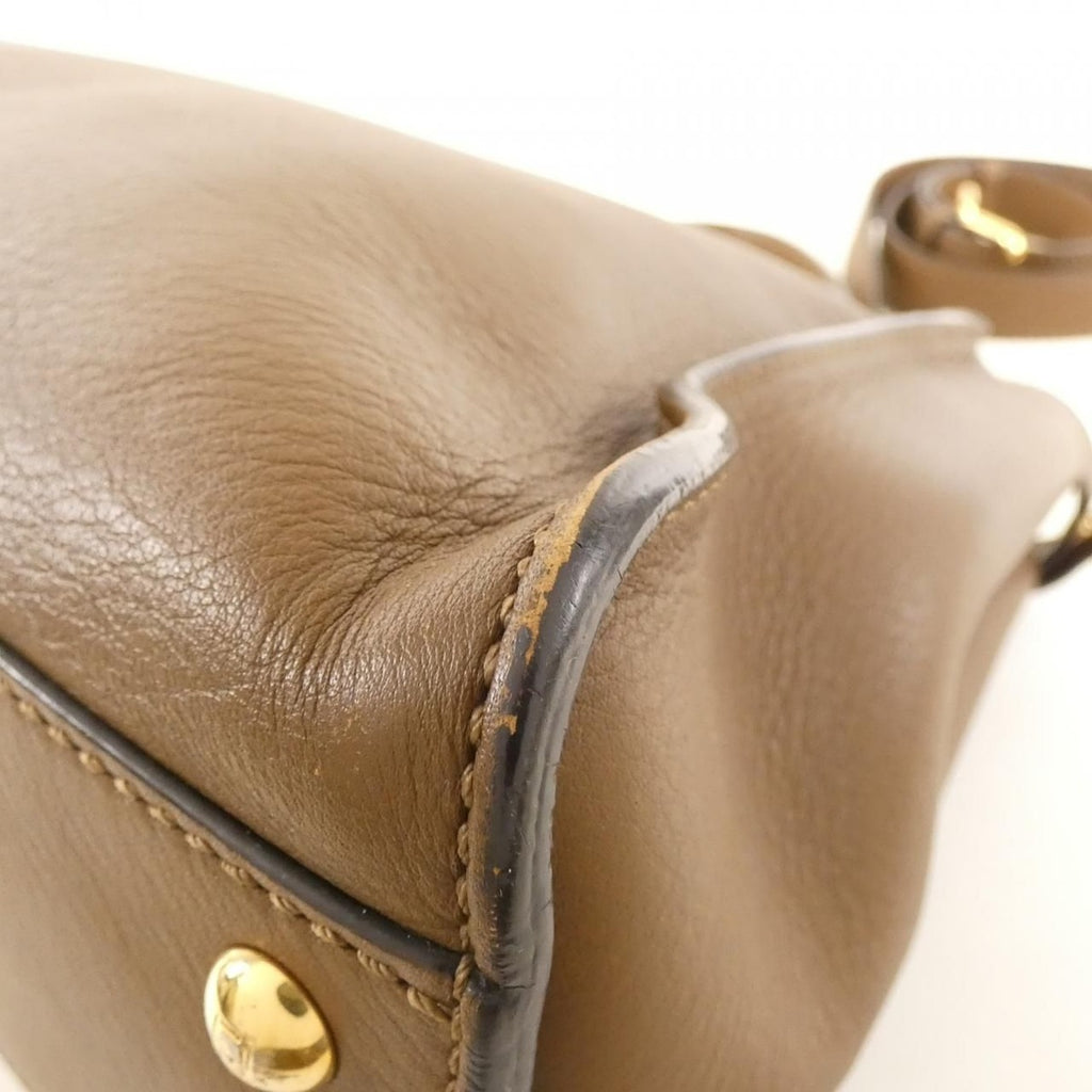 Fendi Peekaboo Bag Gold Foresta — view 3