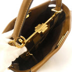 Fendi Peekaboo Bag Gold Foresta — view 7