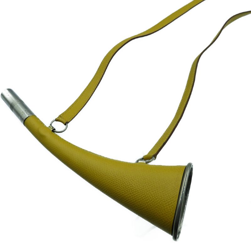 Hermes Necklace Courchevel Yellow — view 3