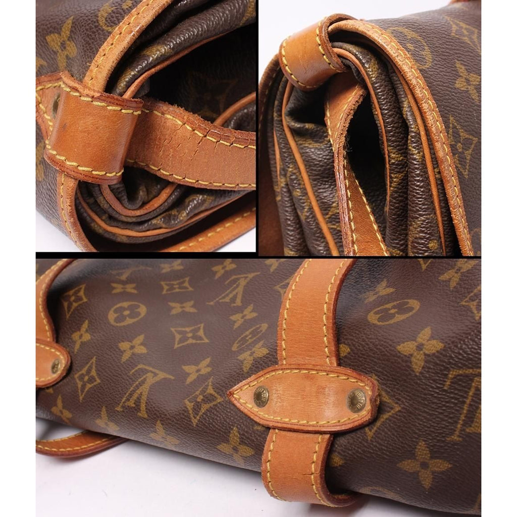 Louis Vuitton Shoulder Bag Crossbody Saumur 43 Monogram — view 8