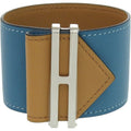 Hermes Elan Vorsoft Metal Blue Jean Bangle 0100
