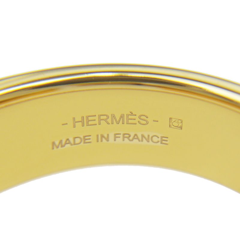 Hermes Earrings Olympe Etoupe Gold Hardware Brown Pair Of Accessories — view 9