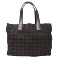 Chanel New Travel Tote MM Nylon Dark Brown