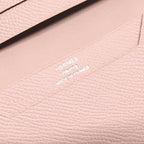 Hermes Bearn Card Case V-epson Mauvepere Silver Hardware Leather — view 7