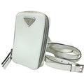 Prada 2 Vz039 Shoulder Bag Body Mini Triangle Logo Leather White