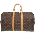 Louis Vuitton Keepall 45 Monogram Boston Bag LV