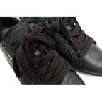 Prada Shoes Sneakers Low Cut Women Leather Black 3 E5620 — view 6