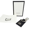 Gucci Guccissima Signature Key Holder Silver
