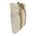 Hermes Tote New Fourre Tout Cabas Canvas Beige Silver — view 2