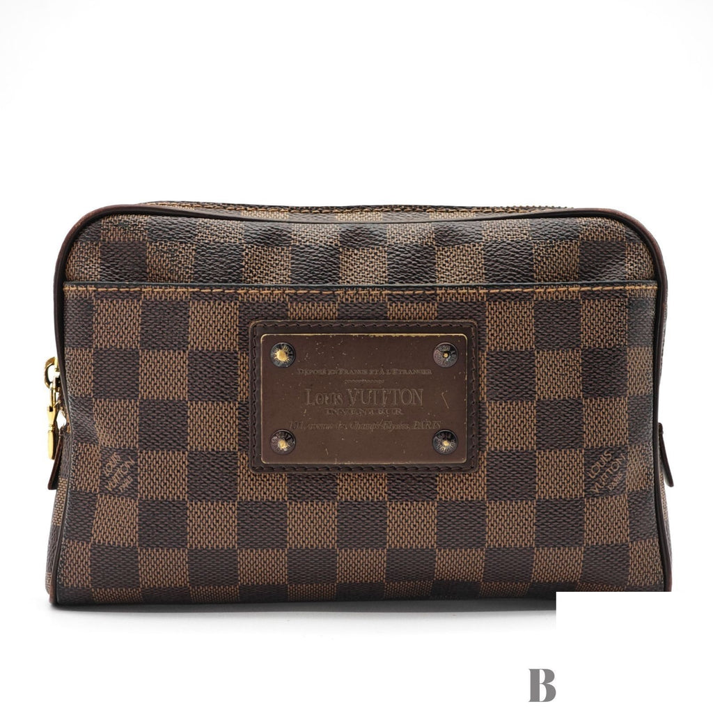 Louis Vuitton Bum Bag Brooklyn Small 2-Way Waist Pouch Ebene Brown Strap — view 2