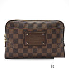 Louis Vuitton Bum Bag Brooklyn Small 2-Way Waist Pouch Ebene Brown Strap — view 2