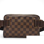 Louis Vuitton Bum Bag Brooklyn Small 2-Way Waist Pouch Ebene Brown Strap