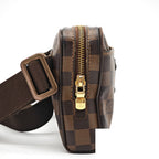 Louis Vuitton Bum Bag Brooklyn Small 2-Way Waist Pouch Ebene Brown Strap