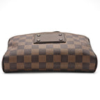 Louis Vuitton Bum Bag Brooklyn Small 2-Way Waist Pouch Ebene Brown Strap