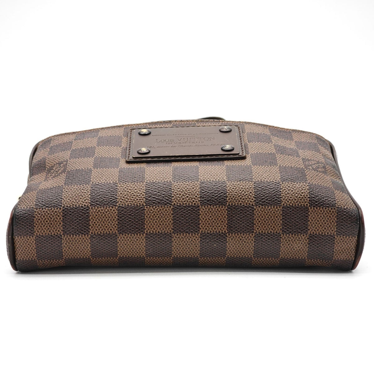 Louis Vuitton Bum Bag Brooklyn Small 2-Way Waist Pouch Ebene Brown Strap