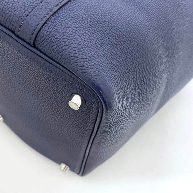 Hermes Handbag Picotin Lock PM Navy Blue Nuit — view 5