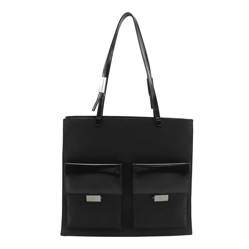 Gucci GG Canvas Black Tote Bag