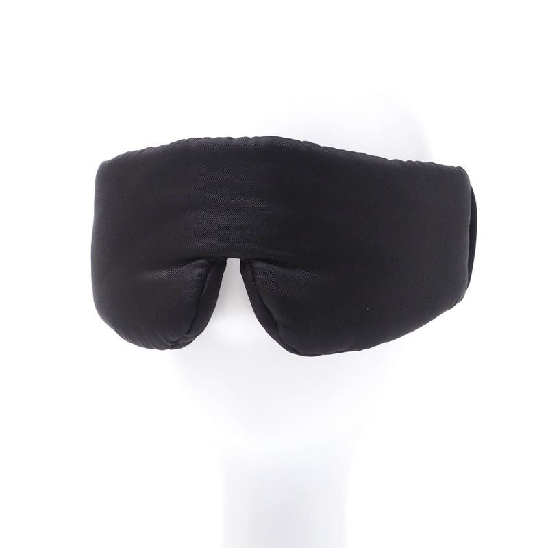 Prada Satin Travel Eye Mask And Pouch With Triangle Logo — view 2