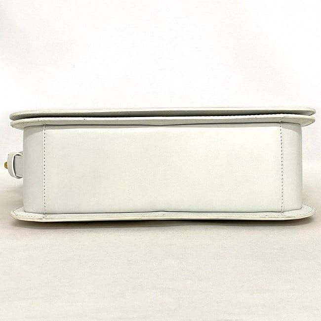 Celine Semishoulder Bag White Triomphe Cuir — view 4