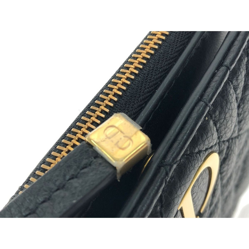 Christian Dior Bifold Wallet Caro Dahlia Cannage S5173 Uwhc — view 7