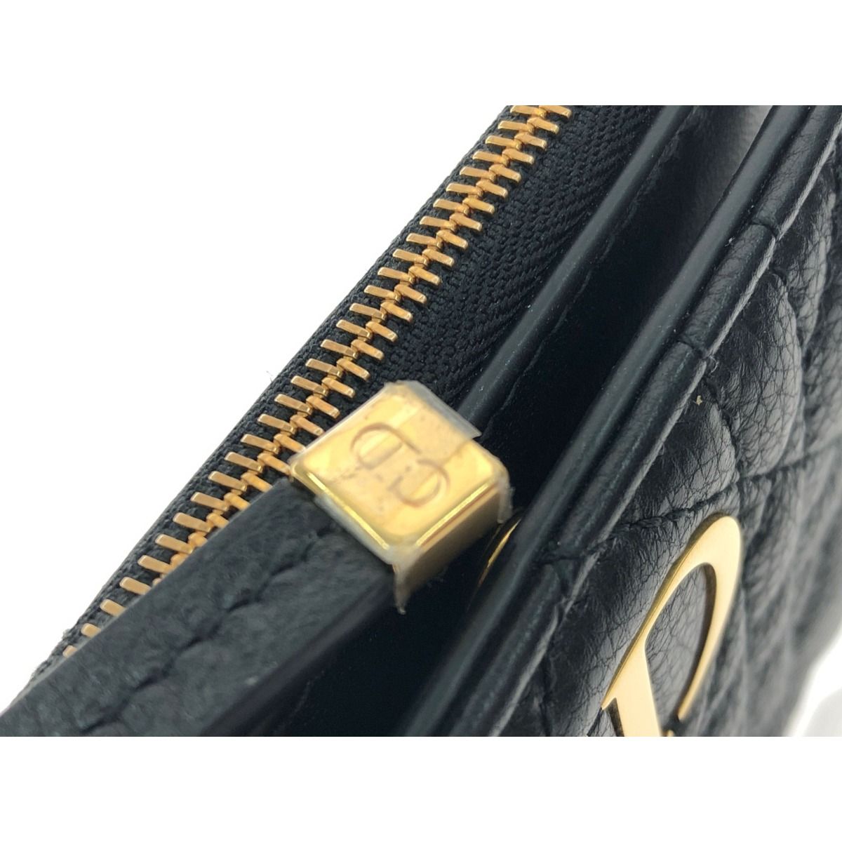 Christian Dior Bifold Wallet Caro Dahlia Cannage S5173 Uwhc — view 7