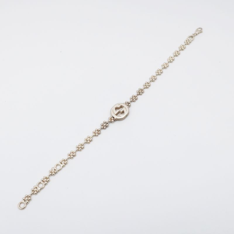 Gucci Bracelet SV 925 Silver GG Logo Accessory Chain — view 5