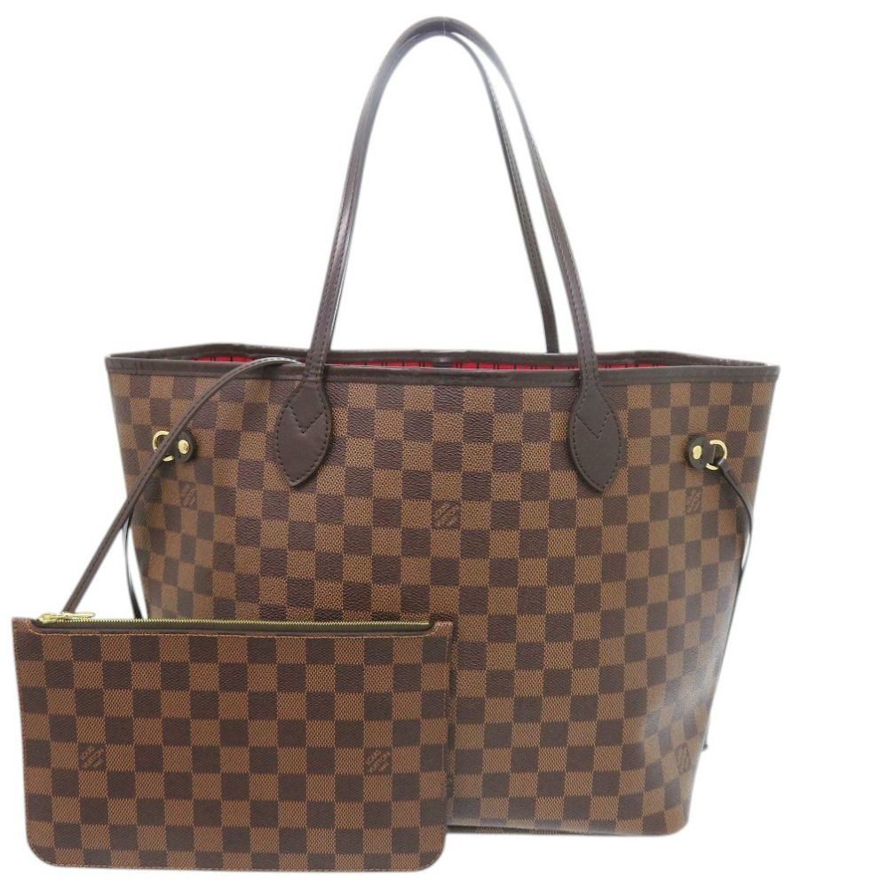 Louis Vuitton Neverfull MM Pouch Damier Cerise Tote