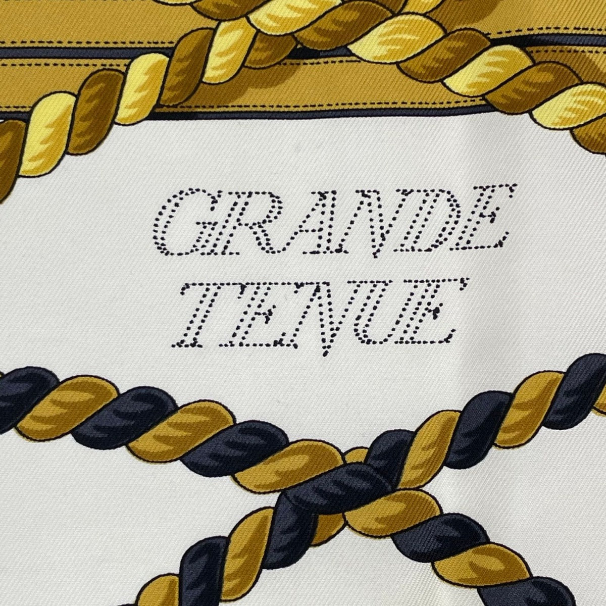 Hermes Scarf Silk Carre 90 Grande Tenue Horse Attire Black — view 6