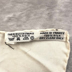 Hermes Carre 90 Poste Et Cavalerie Scarf Gold Silk — view 5
