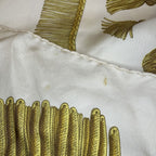 Hermes Carre 90 Poste Et Cavalerie Scarf Gold Silk — view 7
