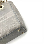 Dior Lady Delight Cannage 2-Way Bag Gray — view 5