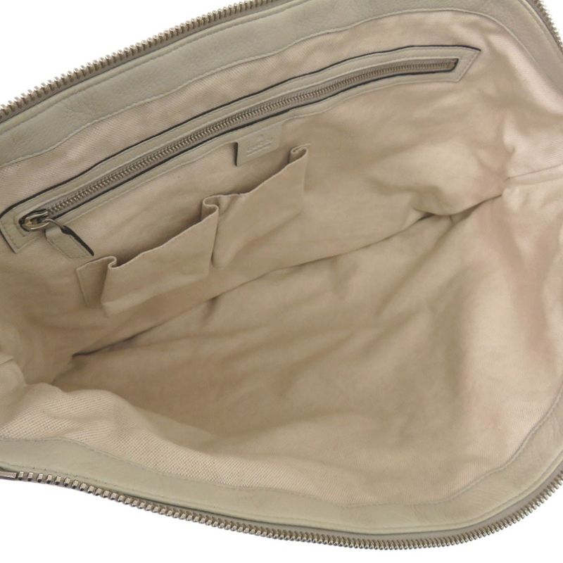 Gucci One Shoulder Bag Messenger Leather Ivory 0960 — view 5