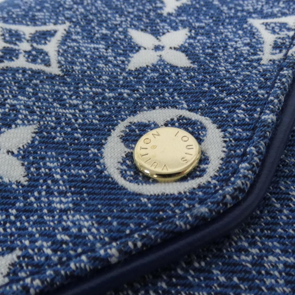 Louis Vuitton Monogram Jacquard Denim Portefeuille Sarah Wallet — view 7