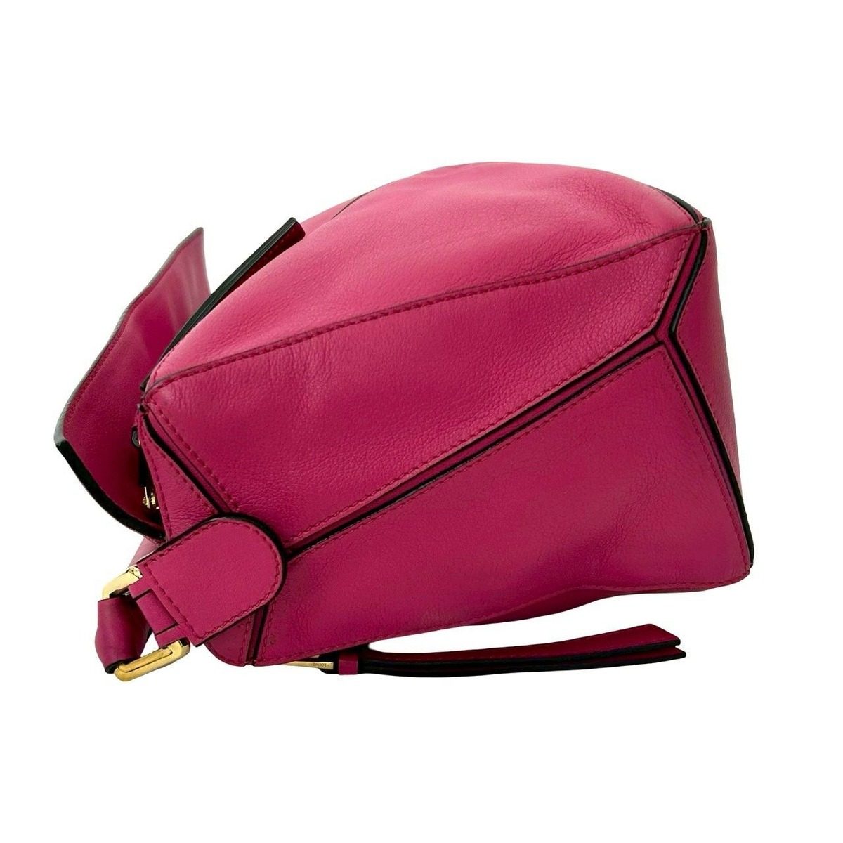 Loewe Puzzle Anagram Logo Leather 2-Way Mini Boston Bag Pink — view 5