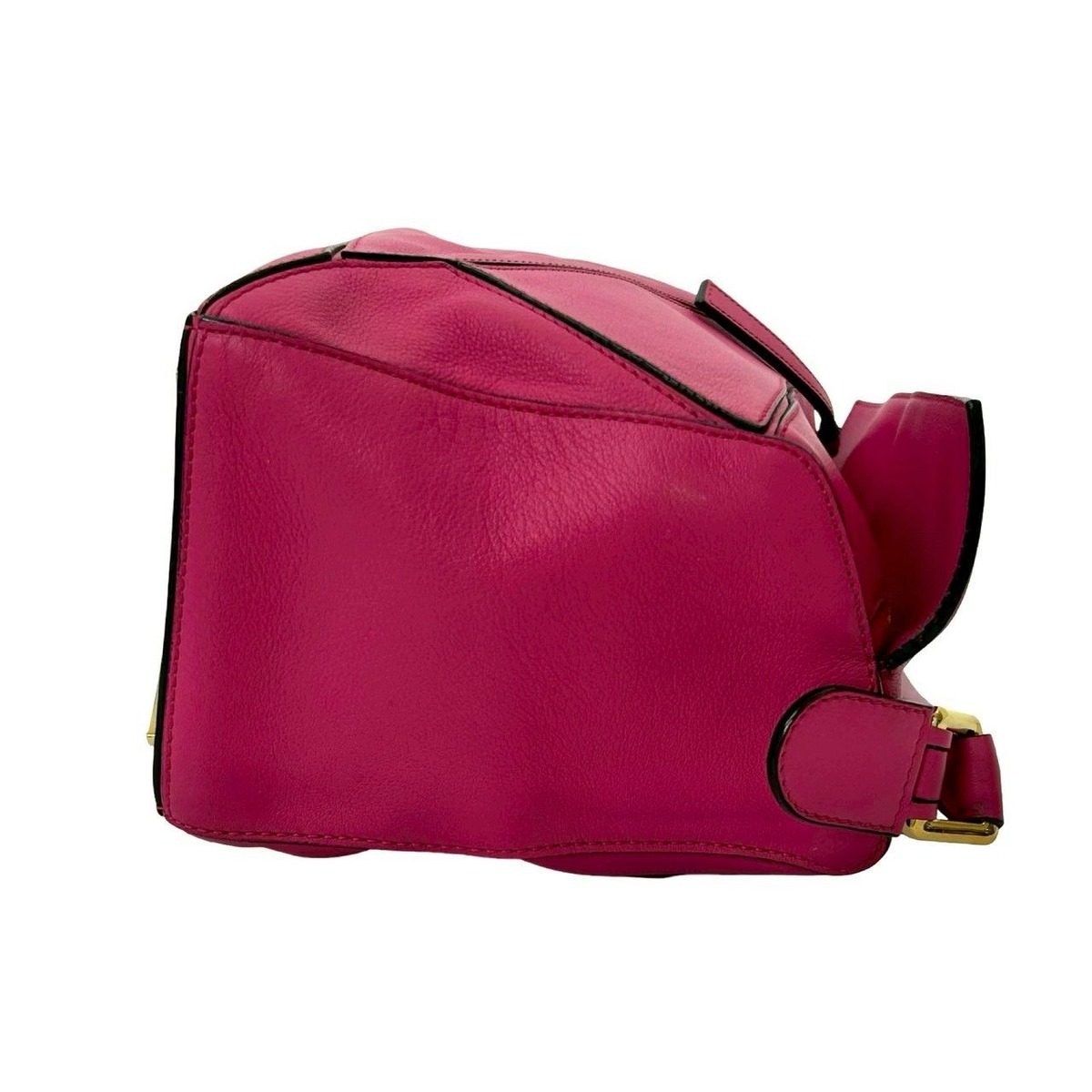 Loewe Puzzle Anagram Logo Leather 2-Way Mini Boston Bag Pink — view 6