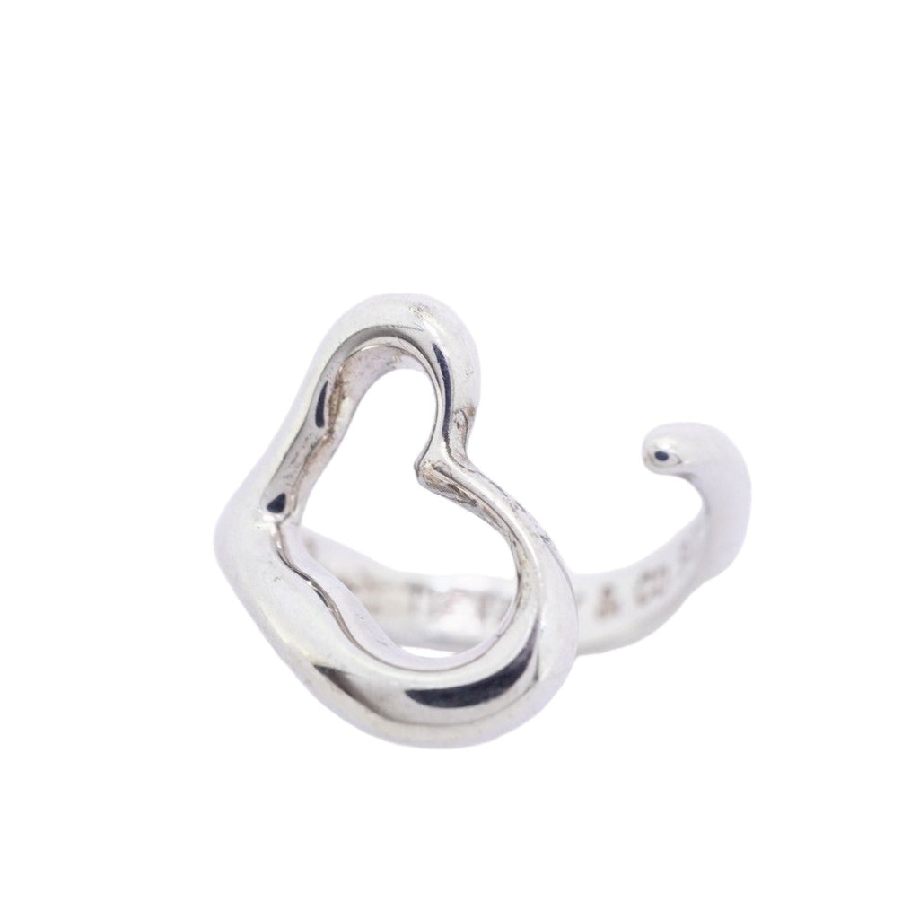 Tiffany & Co Ring Open Heart 925 Sterling Silver — view 2