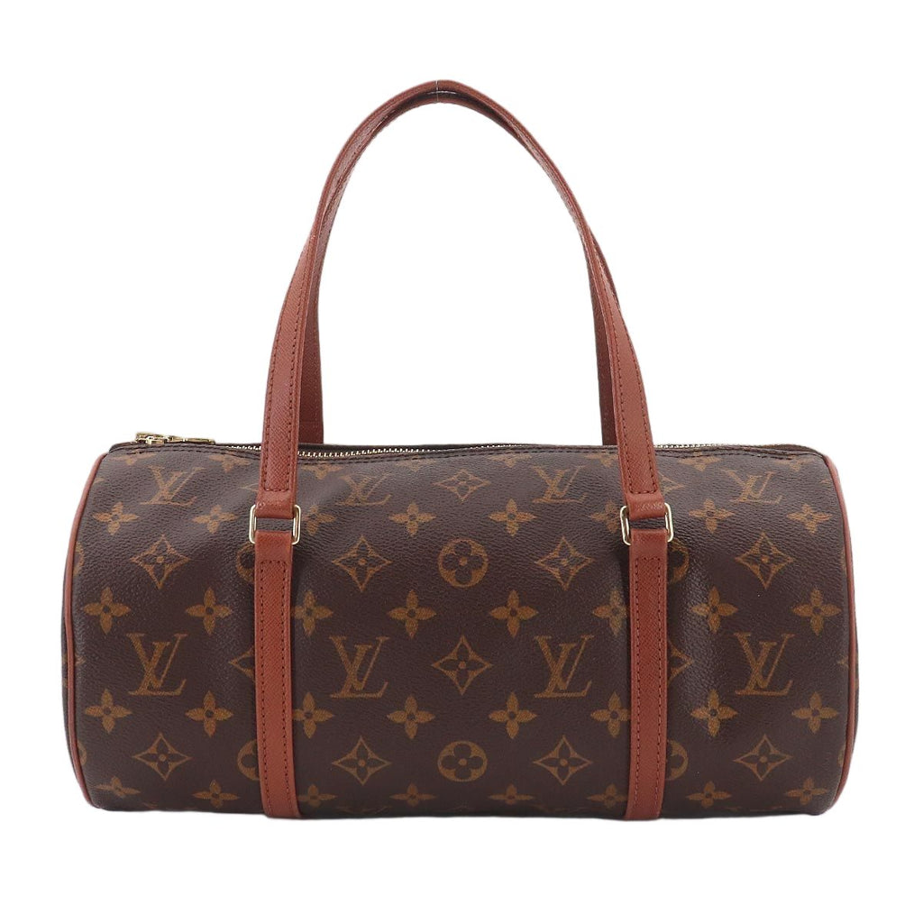 Louis Vuitton Monogram Papillon 30 Hand Bag Gold