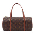 Louis Vuitton Monogram Papillon 30 Hand Bag Gold