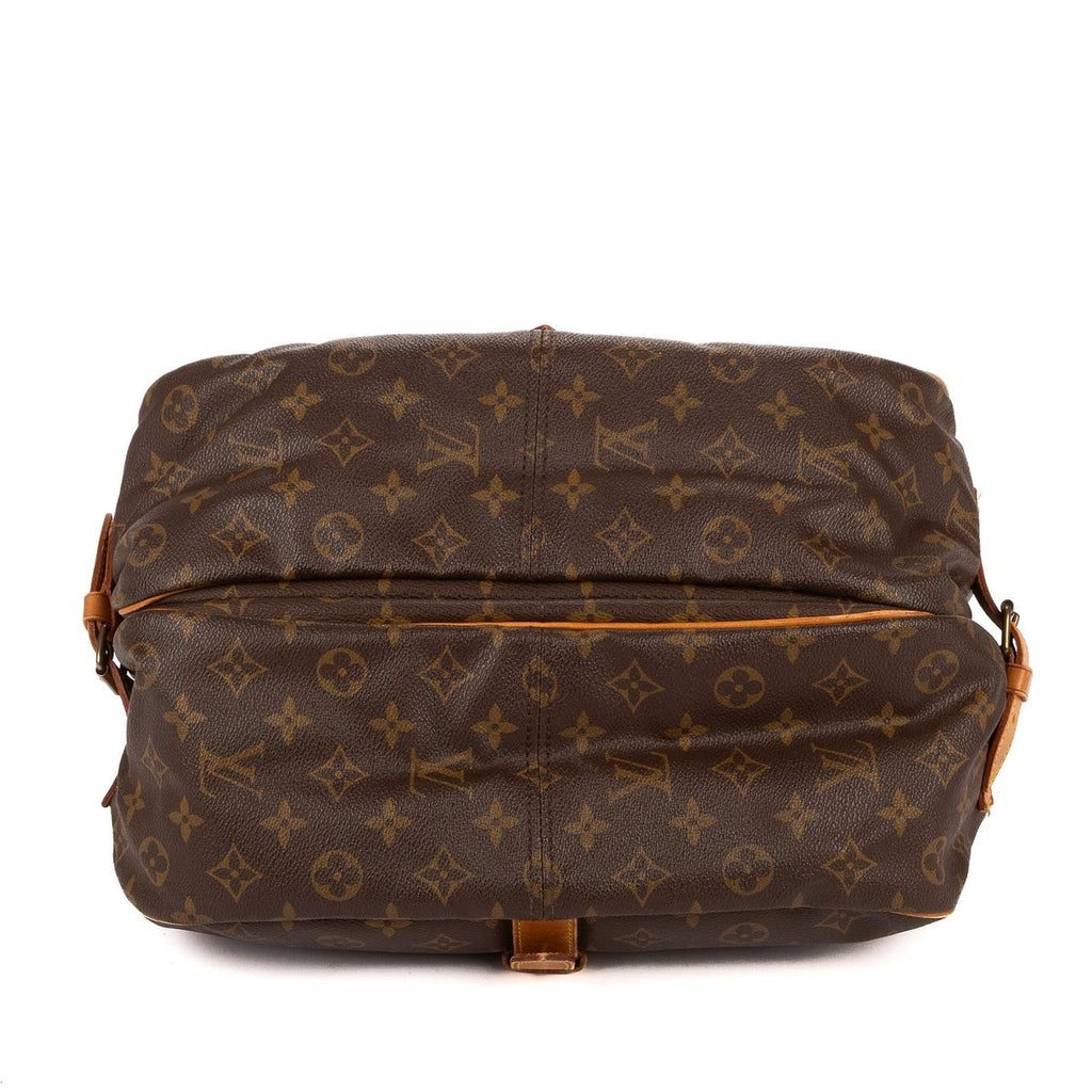 Louis Vuitton Saumur Brown Monogram Canvas Shoulder Bag — view 6