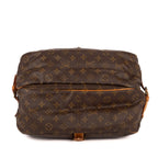 Louis Vuitton Saumur Brown Monogram Canvas Shoulder Bag — view 6