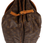 Louis Vuitton Saumur Brown Monogram Canvas Shoulder Bag — view 7