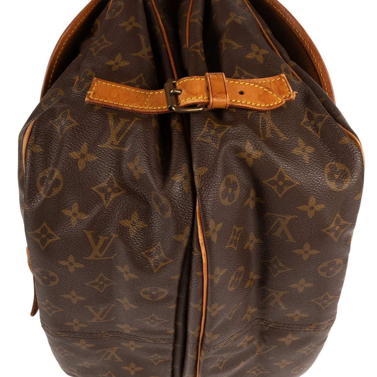 Louis Vuitton Saumur Brown Monogram Canvas Shoulder Bag — view 8