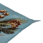 Hermes Scarf Pleated Turbans Des Reines Queen's Turban Blue — view 5