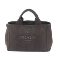 Prada Canapa Handbag Tote Black