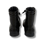 Louis Vuitton All Leather Boots Monogram Black 5 Lace Up — view 5