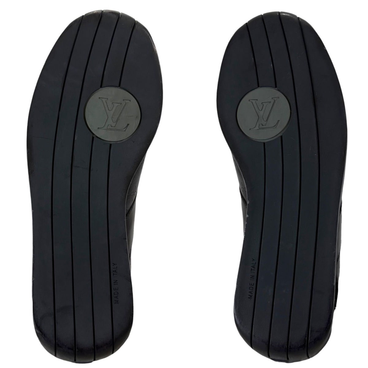 Louis Vuitton All Leather Boots Monogram Black 5 Lace Up — view 7