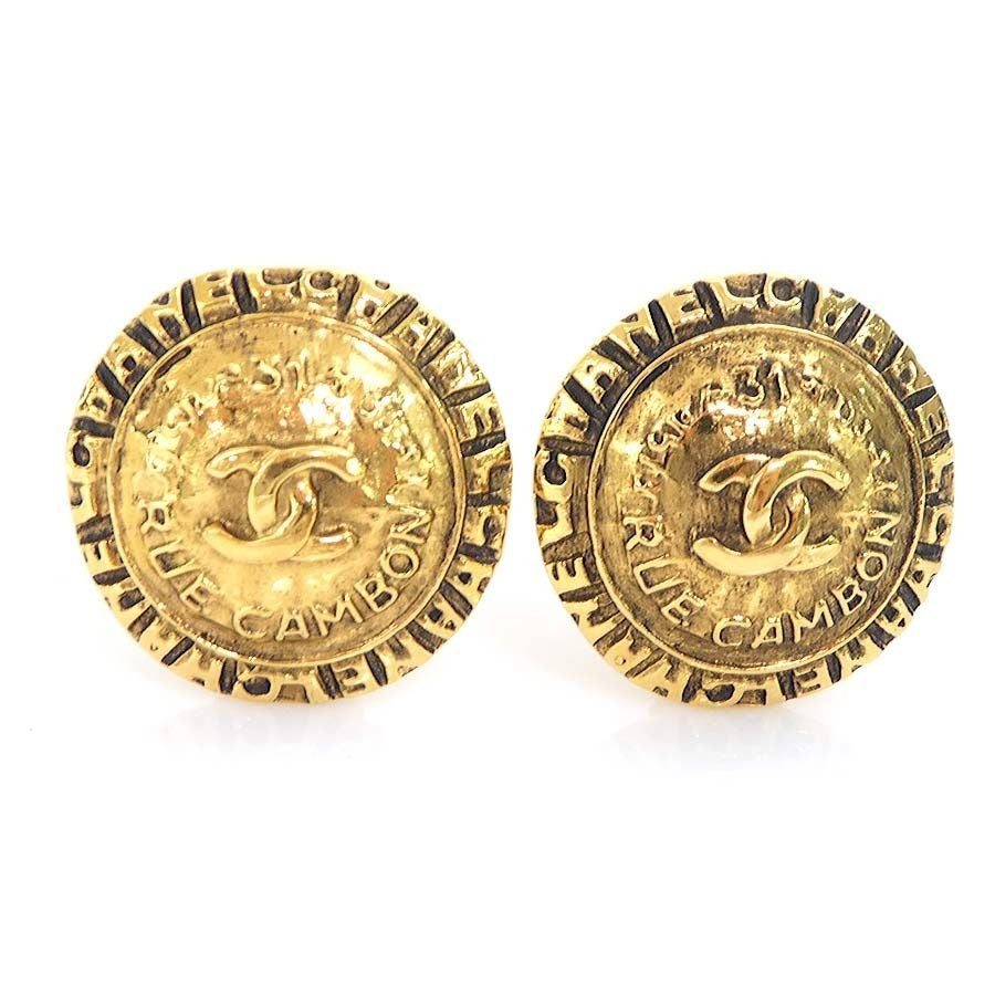 Chanel Earrings CC Logo
