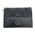Gucci Marmont Bifold Wallet Leather Silver Hardware